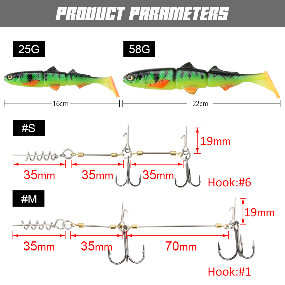 Spinpoler Pike Stinger Rig Hoo - Fishing Lure Jerkbait recension och pris