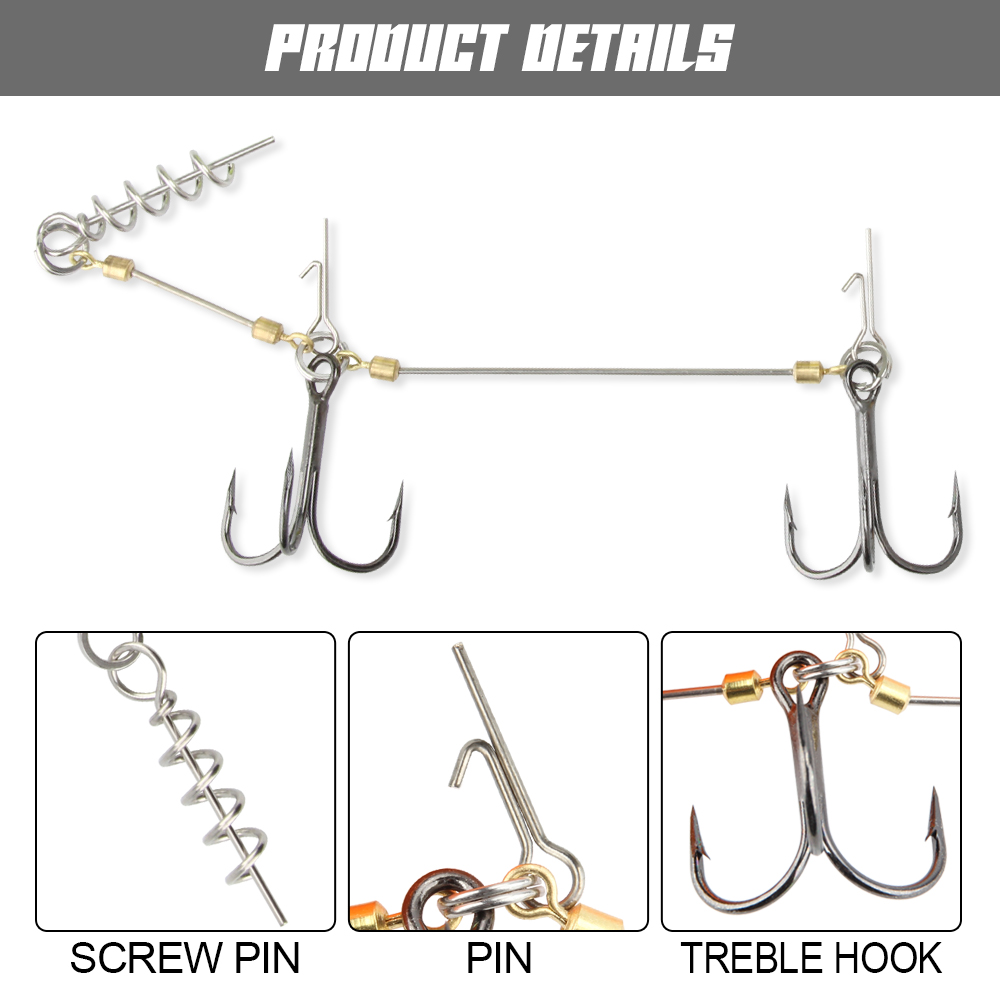Spinpoler Pike Stinger Rig Hoo - Fishing Lure Jerkbait recension och pris