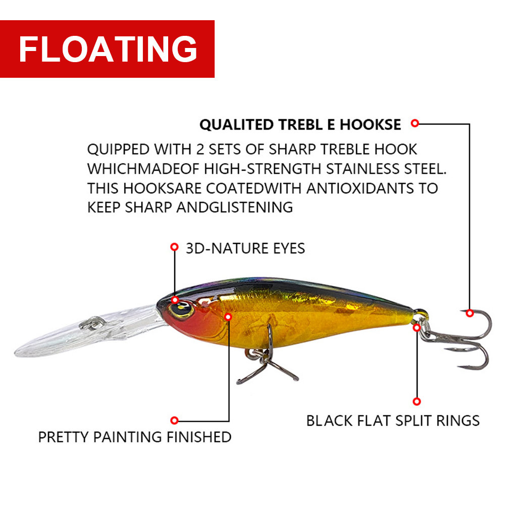 5.8cm 6.63g Fishing Lures Floa - Fishing Lure Jerkbait recension och pris