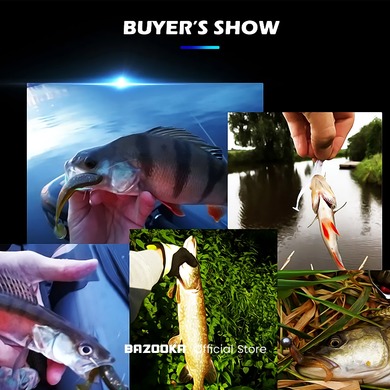 Bazooka 100mm 150mm Fishing Lu - Fishing Lure Soft Plastic recension och pris