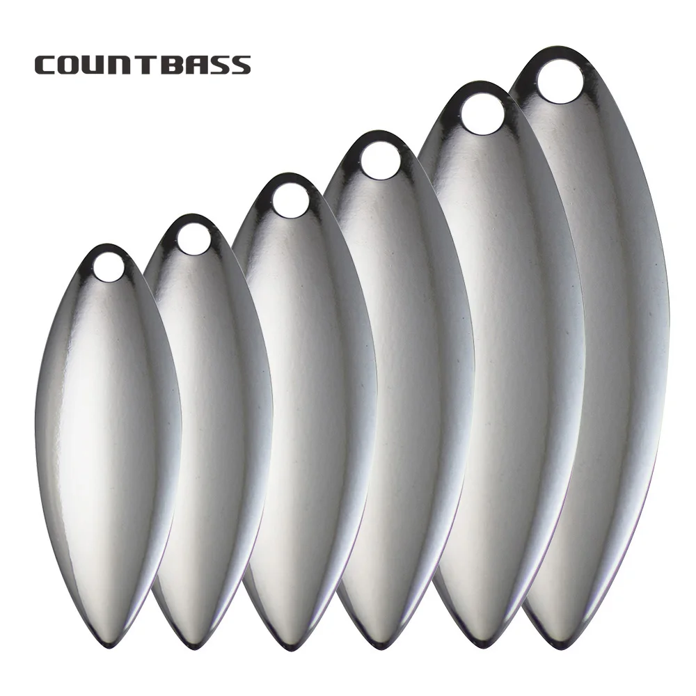 Countbass 50pcs Nickel Steel W - Fishing Lure Blade Bait recension och pris