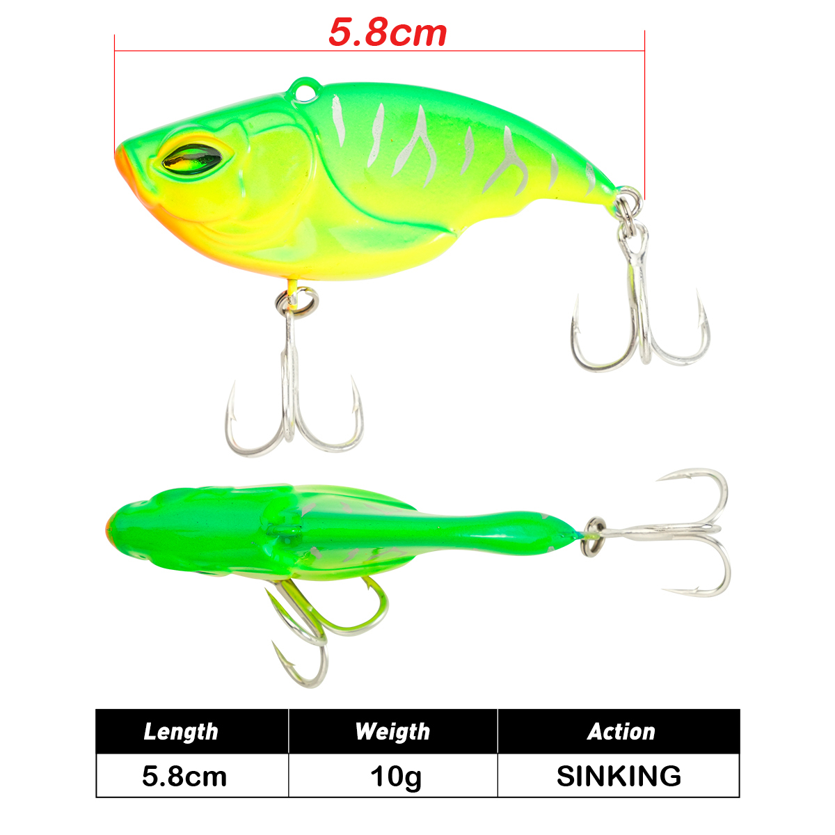 Sinking Fishing Lure Rattle Vi - Fishing Lure Jerkbait recension och pris